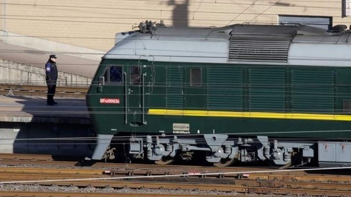 DPRK Chairman’s train arrives in China en route to Vietnam - 1 DPRK Chairman’s train arrives in China en route to Vietnam - 1