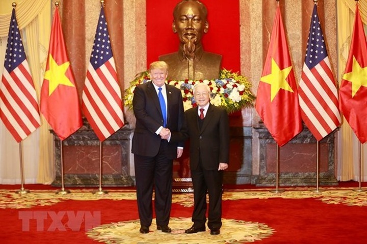 Leaders of Vietnam, US exchange congratulations on diplomatic ties - 1 Leaders of Vietnam, US exchange congratulations on diplomatic ties - 1