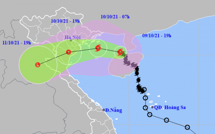 Lionrock weakens, heads to north-central Vietnam - 1