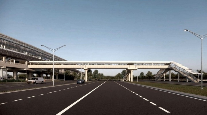Pedestrian bridges for HCM City metro route to be built - 1