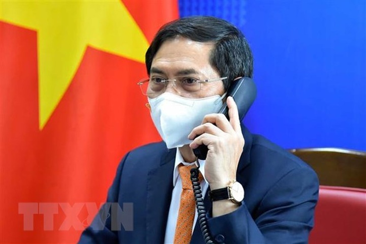 Vietnamese, German foreign ministers hold phone talks - 1