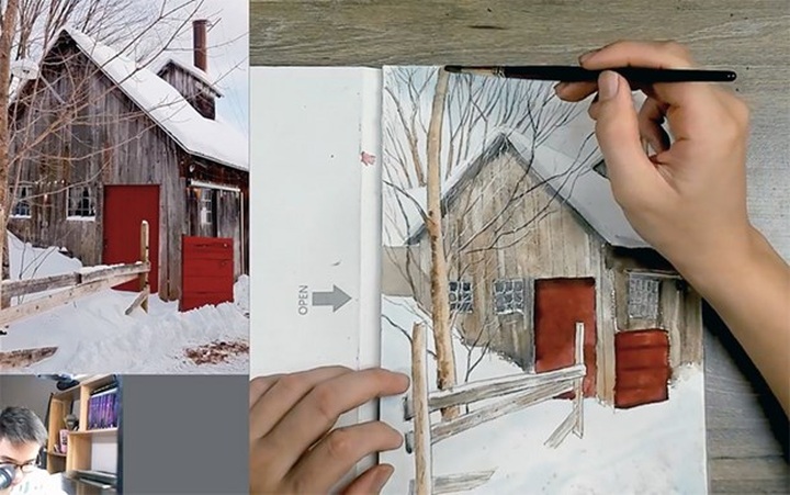 Online art teaching spawns amid COVID-19 - 1