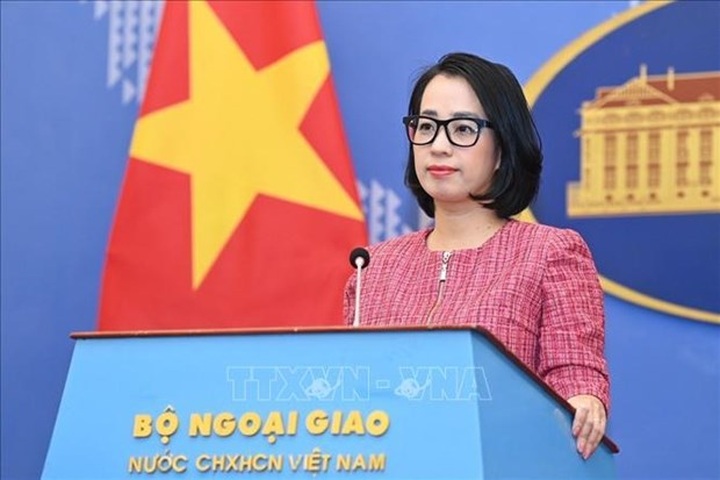 Vietnam resolutely refutes illegal claims in East Sea: Spokeswoman - 1