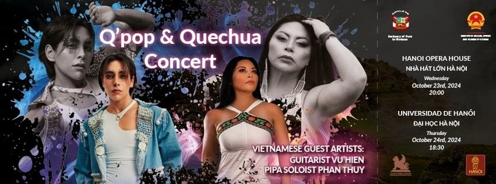 'Q'pop & Quechua Concert' to celebrate Vietnam-Peru ties - 1 'Q'pop & Quechua Concert' to celebrate Vietnam-Peru ties - 1
