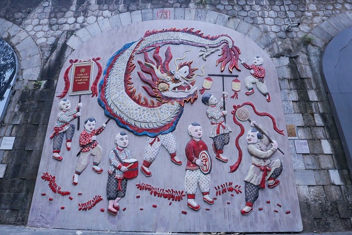 Hanoi mural street restoration completed - 6
