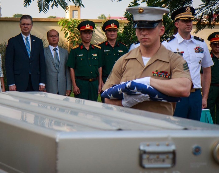 The United States holds 154th repatriation ceremony in Vietnam‎ - 1