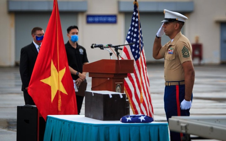 155th repatriation ceremony for US soldiers' remains held in Hanoi - 1