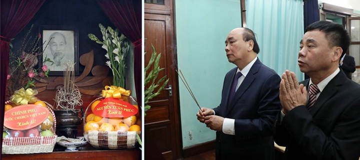 PM Nguyen Xuan Phuc offers incense to President Ho Chi Minh - 1