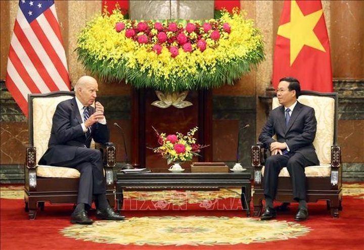 Vietnamese State leader meets President Joe Biden - 1