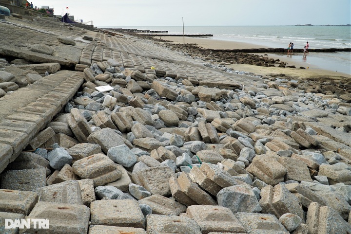 Sea dyke in Ha Tinh faces severe erosion - 3 Sea dyke in Ha Tinh faces severe erosion - 3