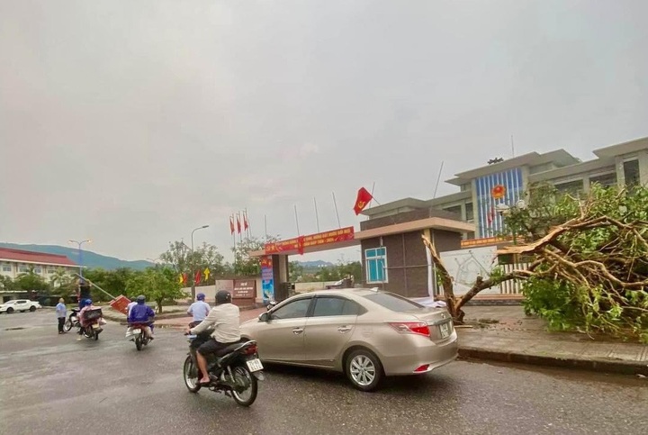 Quang Tri whirlwind damages dozens of houses - 3