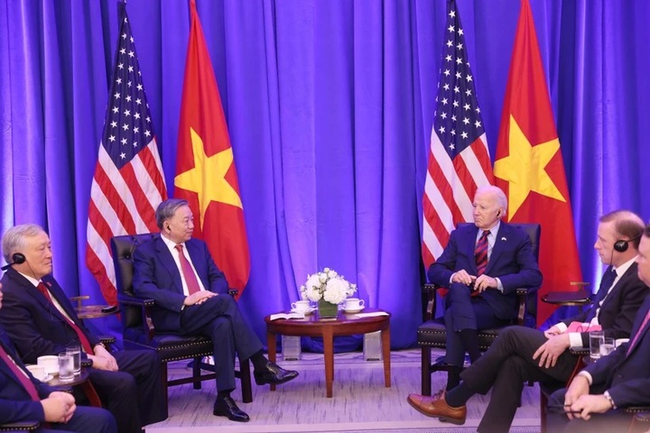 Top Vietnamese leader meets with US President - 1 Top Vietnamese leader meets with US President - 1