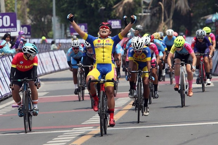 Cyclists compete at Tour of Thailand 2022 - 1 Cyclists compete at Tour of Thailand 2022 - 1