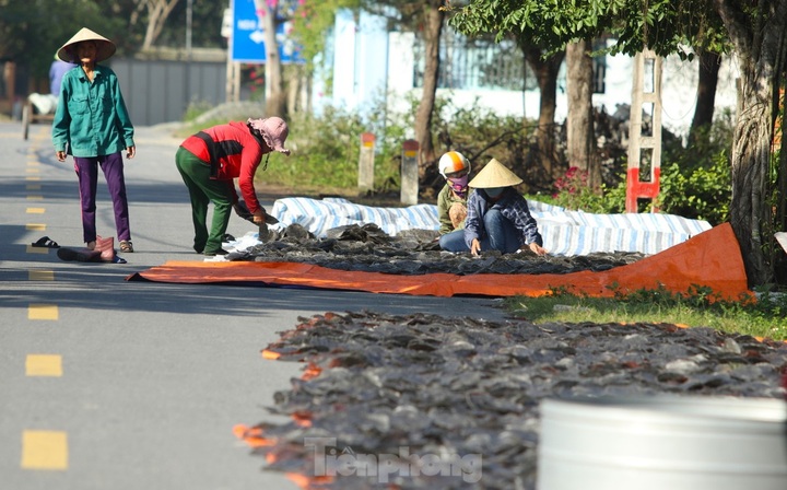Nghe An rice cracker village busy ahead of Tet - 1
