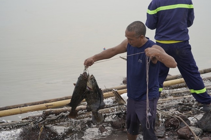 People flock to fish following typhoon - 2 People flock to fish following typhoon - 2