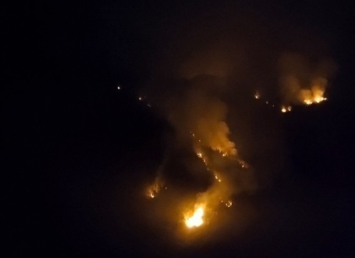 Hundreds help stamp out Yen Bai forest fire - 2