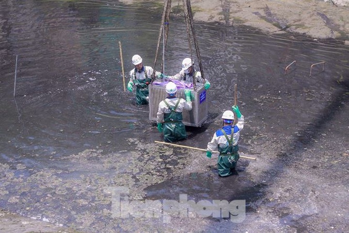Hanoi starts To Lich River cleanup with Japanese technology - 4