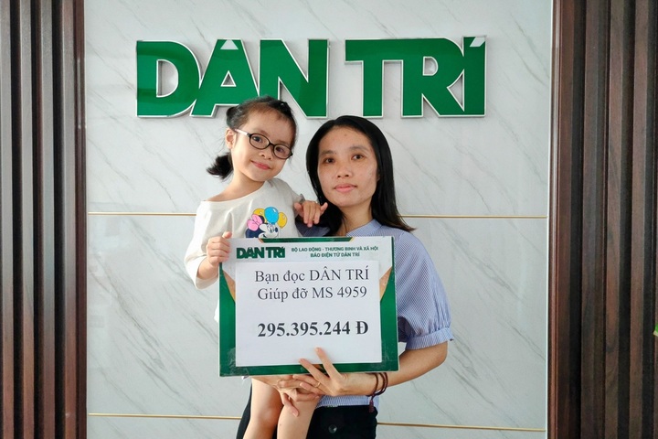 Dantri readers help save young girl's eye - 1