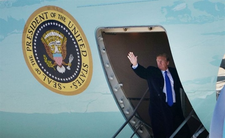 President Trump en route to Vietnam for second summit - 1 President Trump en route to Vietnam for second summit - 1