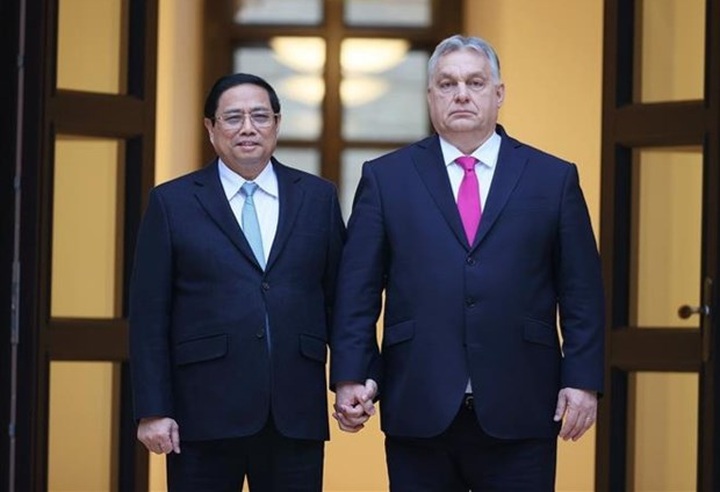 Vietnamese, Hungarian PMs hold talks - 1