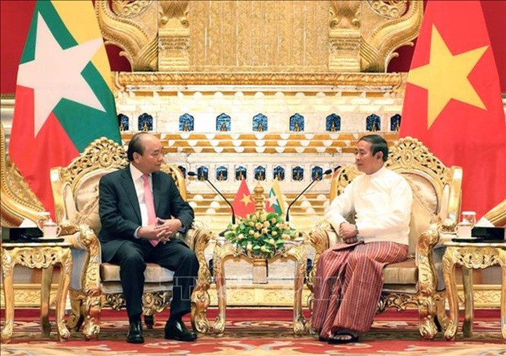 Vietnam, Myanmar issue joint statement - 1