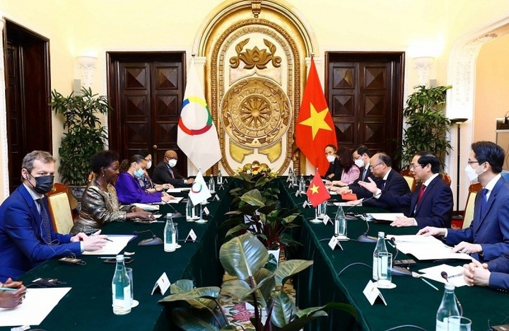 Vietnam and OIF affirm close co-operation during Hanoi talks - 1 Vietnam and OIF affirm close co-operation during Hanoi talks - 1