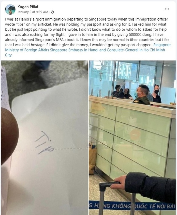 Airport staff member suspended for demanding tip from passenger - 1 Airport staff member suspended for demanding tip from passenger - 1