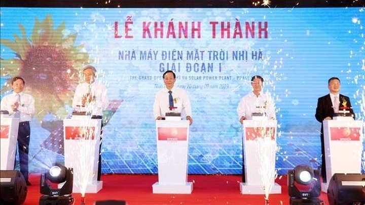 Nhi Ha solar power plant inaugurated in Ninh Thuan - 1 Nhi Ha solar power plant inaugurated in Ninh Thuan - 1