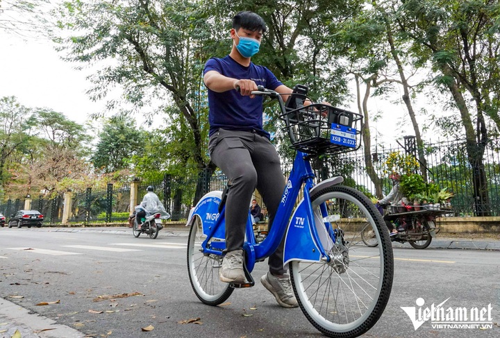 Hanoi bicycle-sharing service in Hanoi to be piloted on Tet - 1