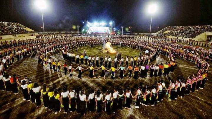 2,022 people to perform Xoe dance in Yen Bai - 1 2,022 people to perform Xoe dance in Yen Bai - 1
