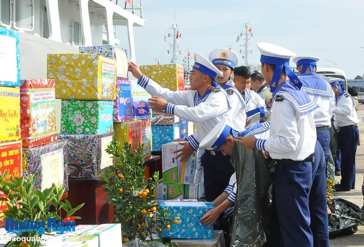 Delegation brings Tet gifts to offshore soldiers - 1