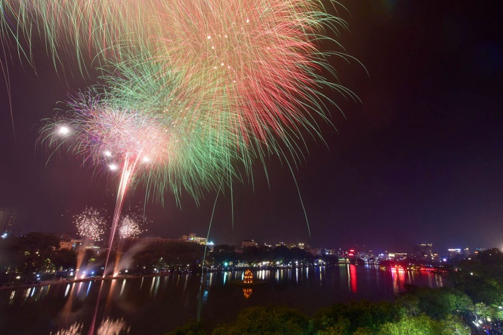 Fireworks light up sky on Lunar New Year's Eve - 2
