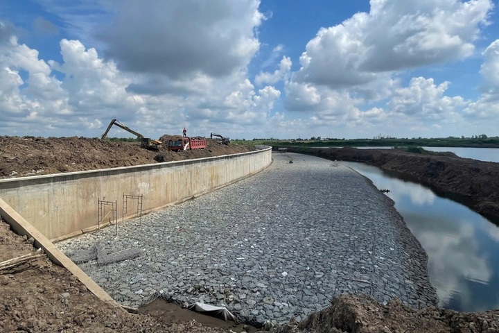 Mekong Delta’s largest freshwater reservoir to be operated next year - 1