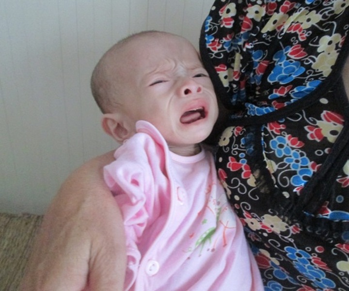 Six month-old baby struggling for life - 2