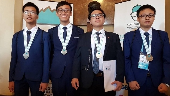 Vietnam wins gold at 2018 International Chemistry Olympiad - 1 Vietnam wins gold at 2018 International Chemistry Olympiad - 1