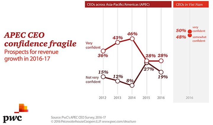 Half of Vietnamese CEOs confident about next 12 months - 2