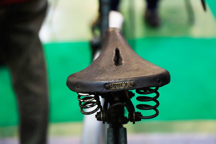Old bikes displayed in Hanoi - 8