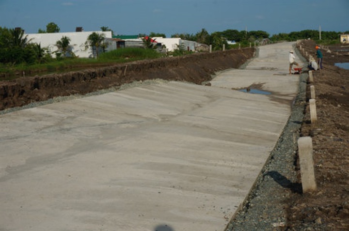USD6.8 million newly-built sea dyke in Ca Mau faces erosion - 1 USD6.8 million newly-built sea dyke in Ca Mau faces erosion - 1