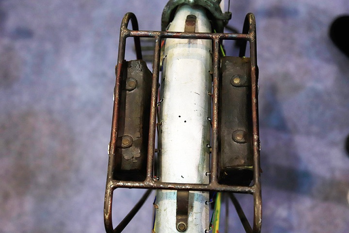 Old bikes displayed in Hanoi - 9