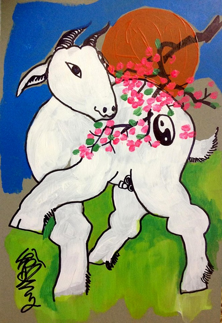 Artists seek inspiration from the goat for Lunar New Year - 5 Artists seek inspiration from the goat for Lunar New Year - 5