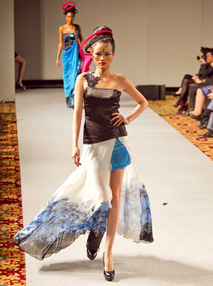 Tuyet Lan performs Indian fashion in New York - 4