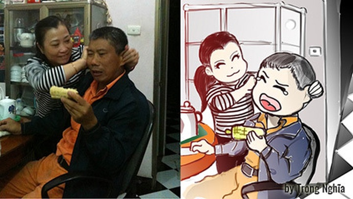 Young Vietnamese draw Chibi as tribute to parents - 3
