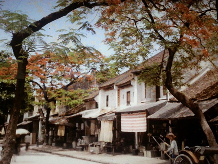 First color photos on old Hanoi displayed in Paris - 4