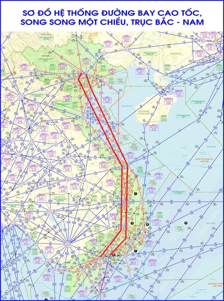 New flight path on Hanoi-HCM City route - 1