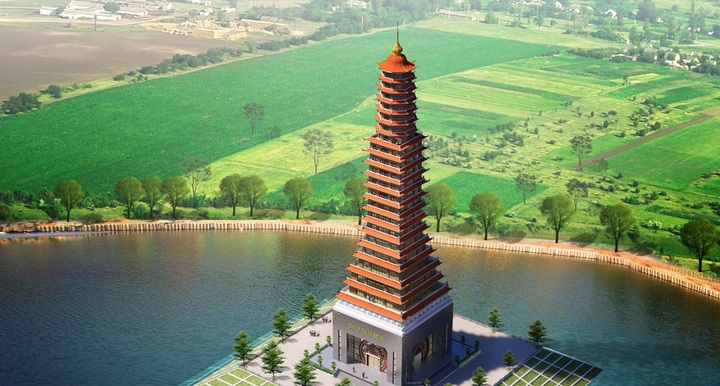 Thai Binh leaders defend controversial landmark construction - 1