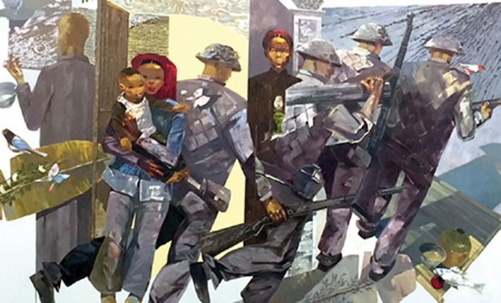 Artists display patriotic works in Hanoi - 1