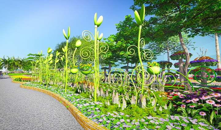 Flower street to brighten Ho Chi Minh City - 4
