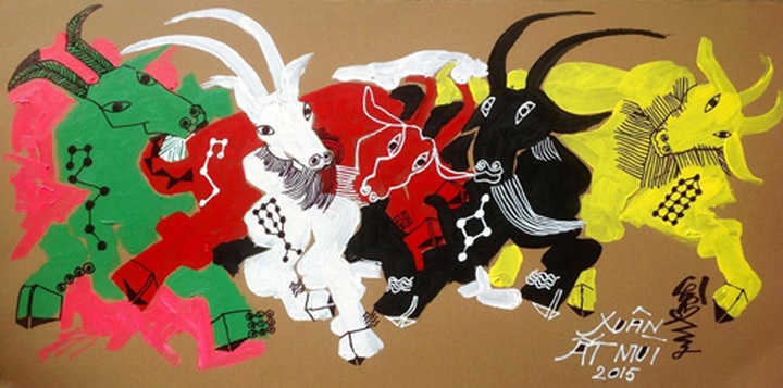 Artists seek inspiration from the goat for Lunar New Year - 3 Artists seek inspiration from the goat for Lunar New Year - 3