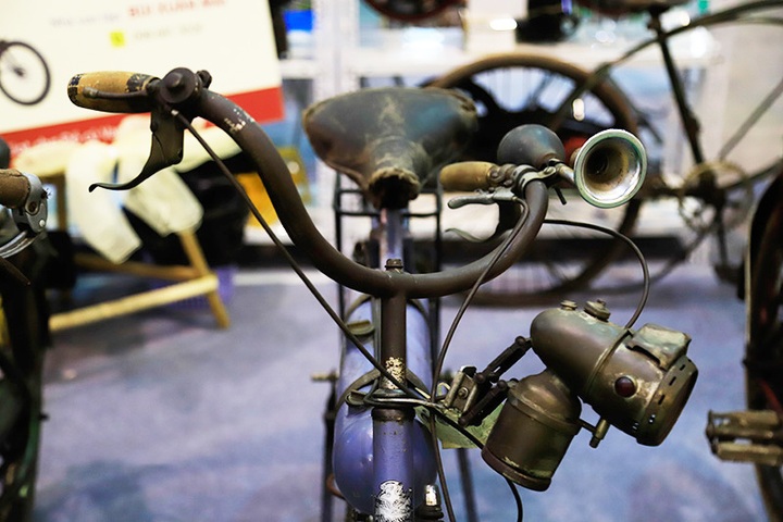 Old bikes displayed in Hanoi - 3