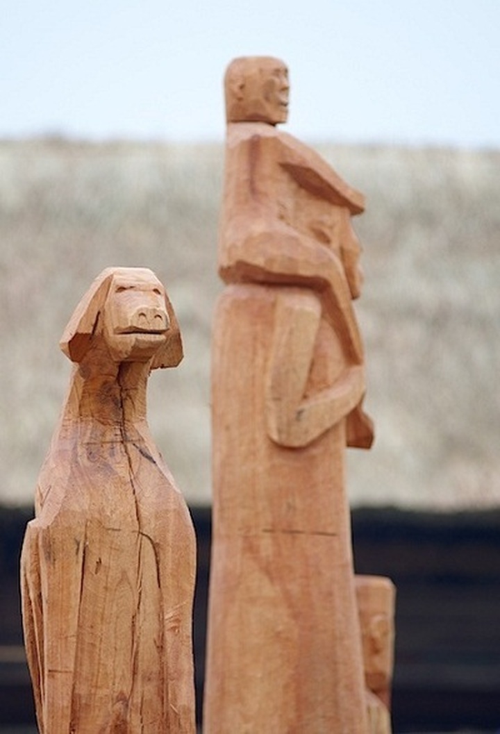 Ethnic funerary sculpture exhibition in Hanoi - 10